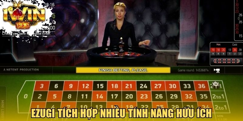 Ezugi tích hợp nhiều tính năng có lợi cho người chơi