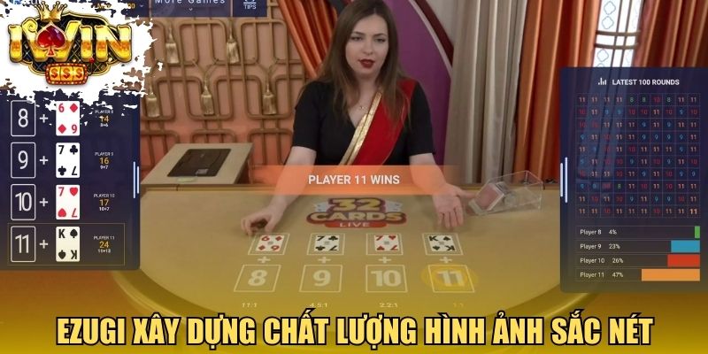 Ezugi tập trung xây dựng chất lượng hình ảnh sắc nét