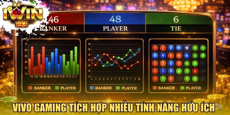 VIVO gaming tích hợp các tính năng hữu ích
